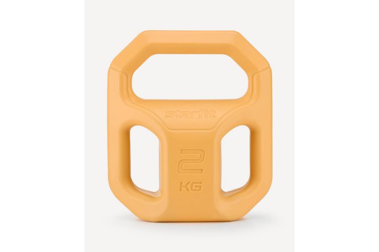 Гиря пластиковая 2кг Star Fit DB-505 оранжевый 