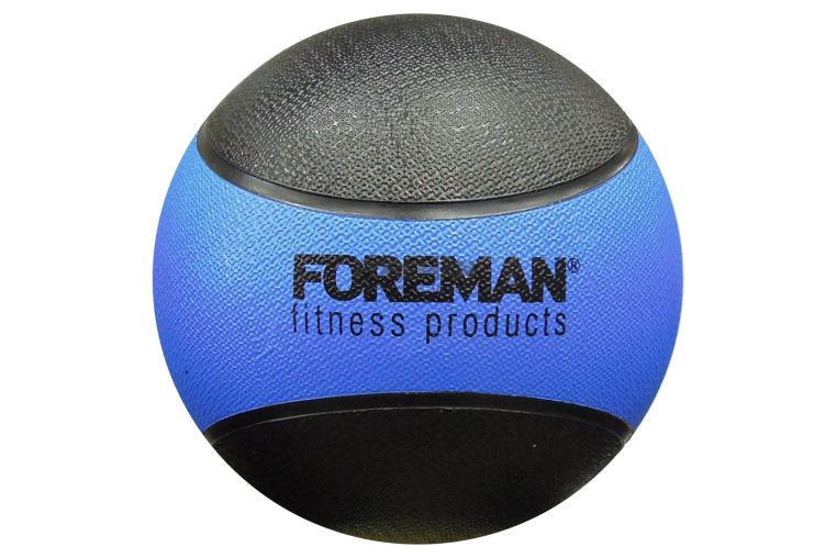 Медбол FOREMAN Medicine Ball 4 кг, синий/черный 