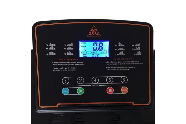 Беговая дорожка DFC Sentra T123B black\orange фото 2
