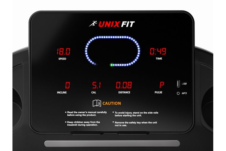 Беговая дорожка UnixFit FIT ST-630R Black фото 10