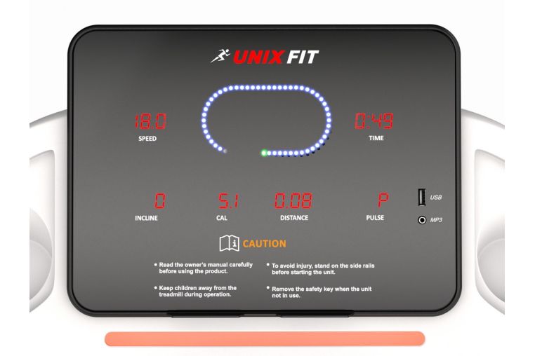 Беговая дорожка UnixFit FIT ST-630R White фото 7
