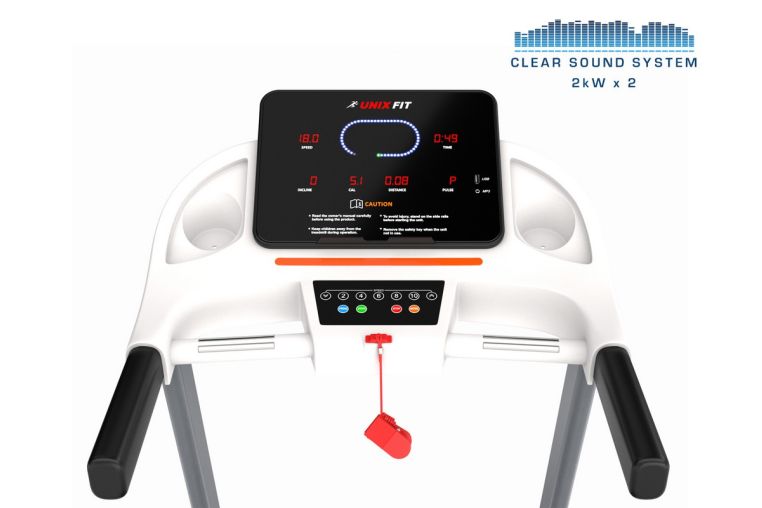 Беговая дорожка UnixFit FIT ST-630R White фото 8