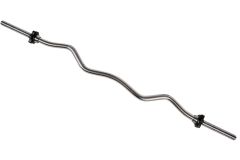 Гриф MB Barbell W-образный D25мм замок гайка Вэйдера MB-BarM25-WB