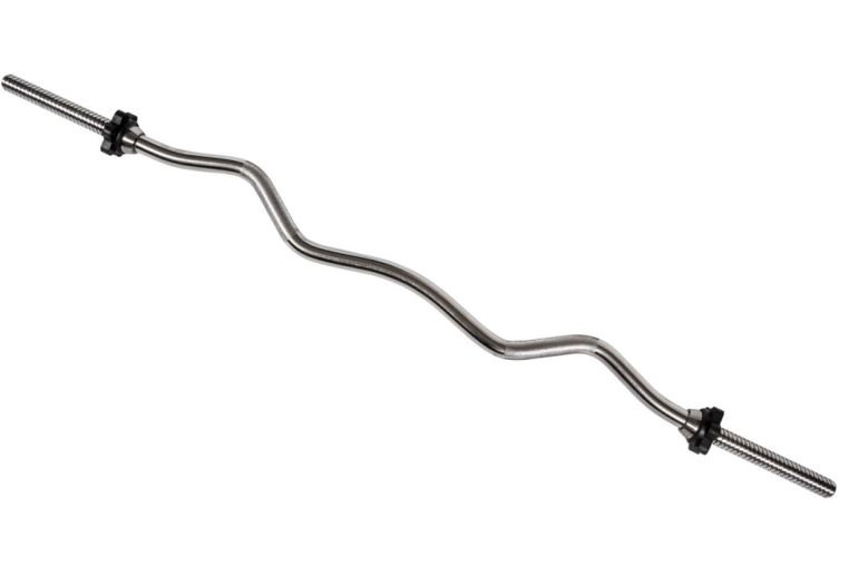Гриф MB Barbell W-образный D25мм замок гайка Вэйдера MB-BarM25-WB 