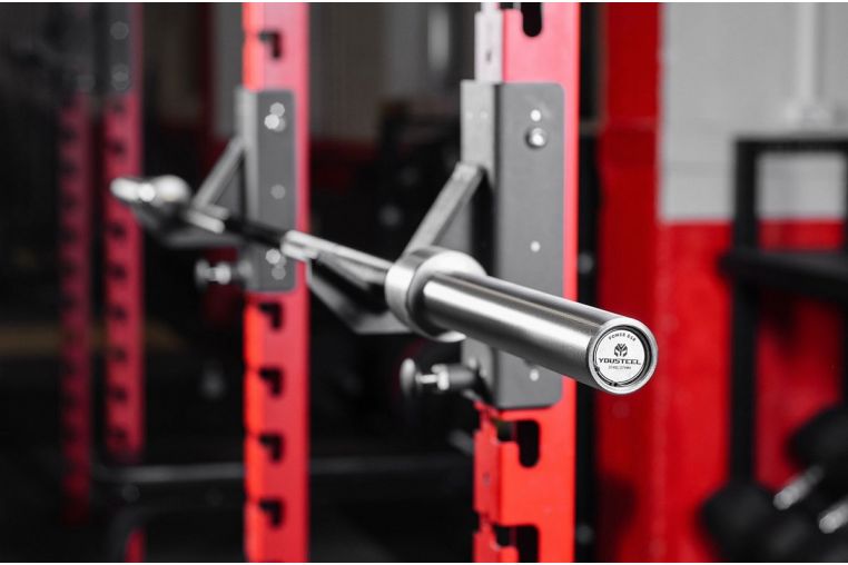 Гриф Power bar 20kg YouSteel D27, L2300, хром+ хром 