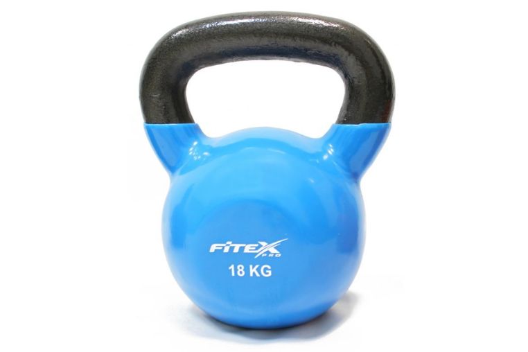 Гиря в виниловой оболочке 18 кг Fitex Pro FTX2201-18 