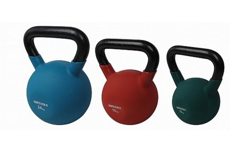 Гиря для кроссфита Harper Gym широкая ручка NT170B фото 12