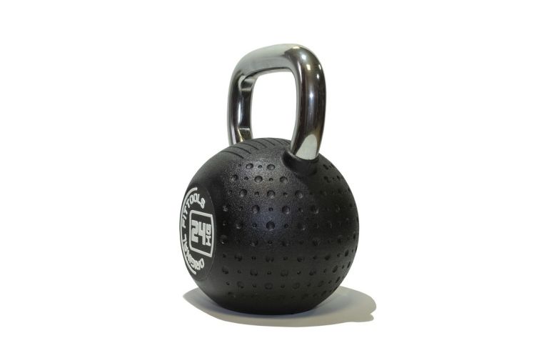 Гиря с хромированной ручкой, полиуретановая 24 кг Original Fit.Tools FT-KB-CPU-24 фото 1