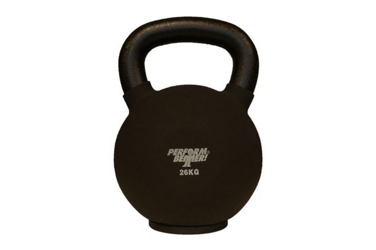 Обрезиненная гиря 24 кг Perform Better Neoprene Kettlebell 8942 черный 