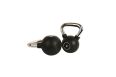 Гиря 6 кг YouSteel PU с хром. ручкой, чёрный фото 2