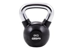 Гиря Profi-fit обрезиненная с хромированной ручкой 6кг