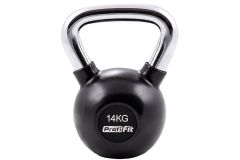 Гиря Profi-fit обрезиненная с хромированной ручкой 14кг