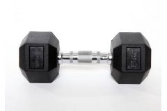 Гантель гексагональная Pro 8 кг Star Fit обрезиненная DB-301 черный