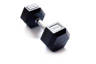 Гантель гексагональная обрезиненная 10 кг Original Fit.Tools FT-HEX-10T