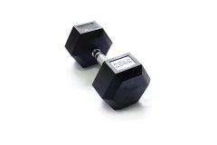 Гантель гексагональная обрезиненная Original Fit.Tools 20 кг FT-HEX-20T