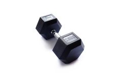 Гантель гексагональная обрезиненная Original Fit.Tools 25 кг FT-HEX-25T