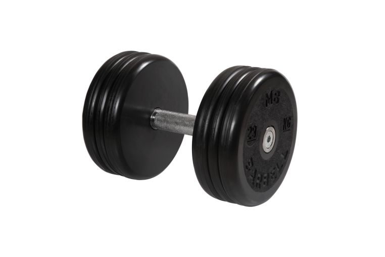 Гантель классик MB Barbell с вращающейся ручкой 29 кг MB-FdbEM-B29 