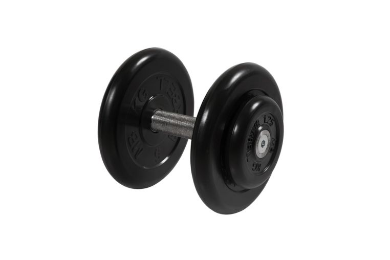 Гантель Профи с вращающающейся ручкой, 13,5 кг MB Barbell MB-FdbM-B13,5 