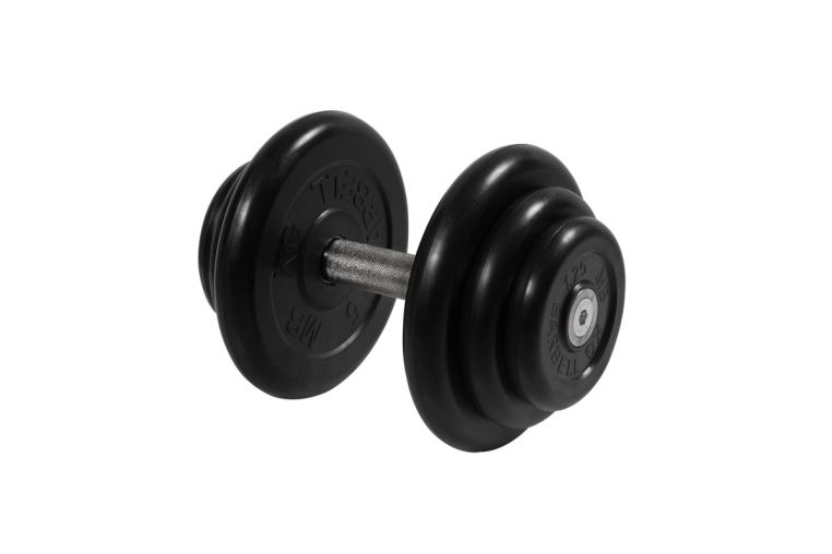 Гантель Профи с вращающающейся ручкой, 18,5 кг MB Barbell MB-FdbM-B18,5 