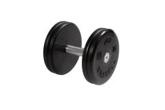 Гантель классик с вращающейся ручкой хром 14 кг MB Barbell MB-FdbEM-B14