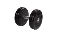 Гантель классик с вращающейся ручкой хром 19 кг MB Barbell MB-FdbEM-B19