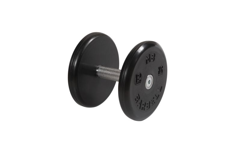 Гантель классик с вращающейся ручкой хром 12 кг MB Barbell MB-FdbEM-B12 