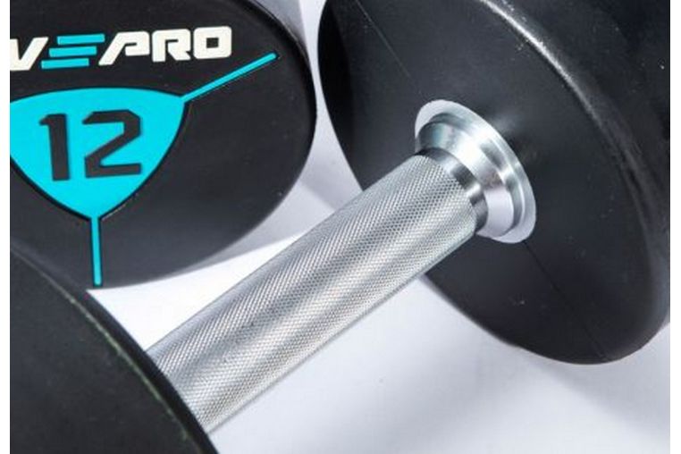 Гантели в уретане 10 кг Live Pro Premium Urethane Dumbbells LP8000-10 фото 3