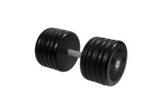 Гантель классик MB Barbell с вращающейся ручкой 54 кг MB-FdbEM-B54