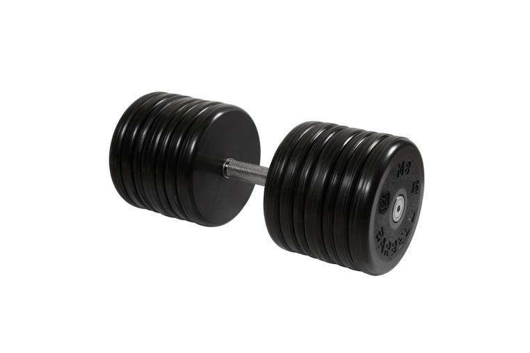 Гантель классик MB Barbell с вращающейся ручкой 58 кг MB-FdbEM-B58 