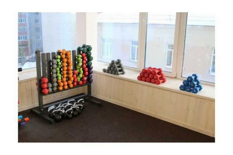 Гантель в виниловой оболочке 4 кг Profi-Fit форма шестигранник, красный фото 2