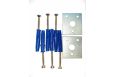 Турник в проем распорный Sport Elite 80-100 см ES-0664 черный фото 1