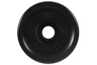Диск олимпийский d51мм евро-классик MB Barbell MB-PltBE-5 5 кг черный