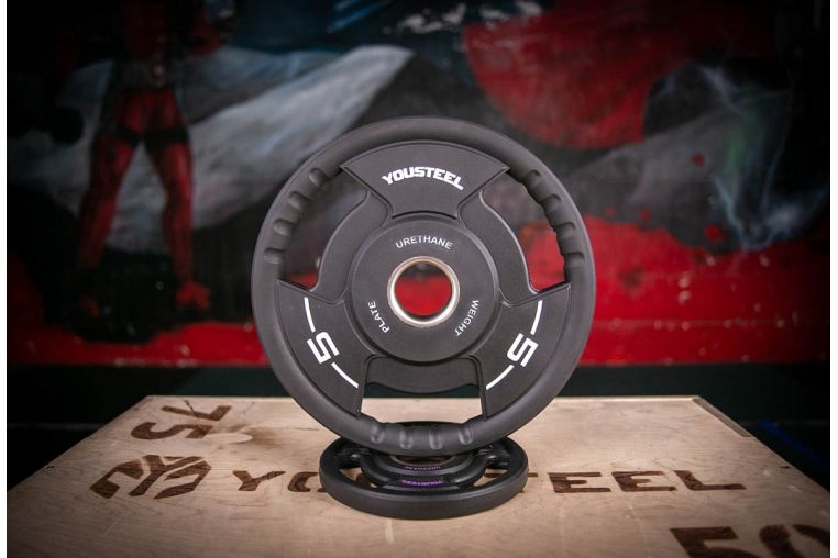 Диск TPU 5 kg YouSteel 3 Handle TPU weight plate, OK2035A-5 