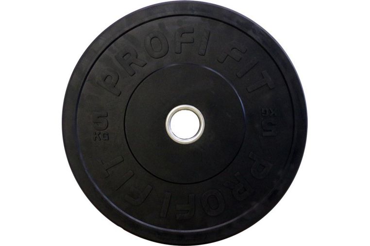 Диск для штанги Profi-Fit каучуковый, черный, d-51 5кг 