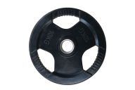 Диск обрезиненный d51мм DFC WP015-51-10 10кг, с хватом, чёрный