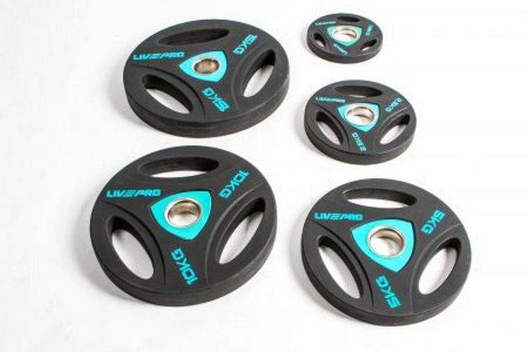 Олимпийский диск в уретане 25 кг Live Pro Urethane Training LP8020-25 фото 2