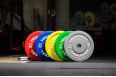 Диск 20кг, каучуковый, тренировочный, синий YouSteel фото 1