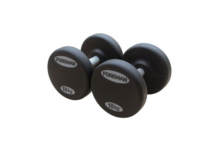 Гантели фиксированные обрезиненные 26 кг Foreman FM\ARD-26KG\BK-FL-00 пара 