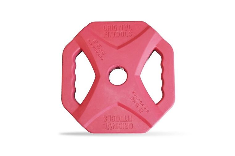 Диск 2,5 кг обрезиненный для памп-штанги Original Fit.Tools FT-PUMPDISK-2.5 