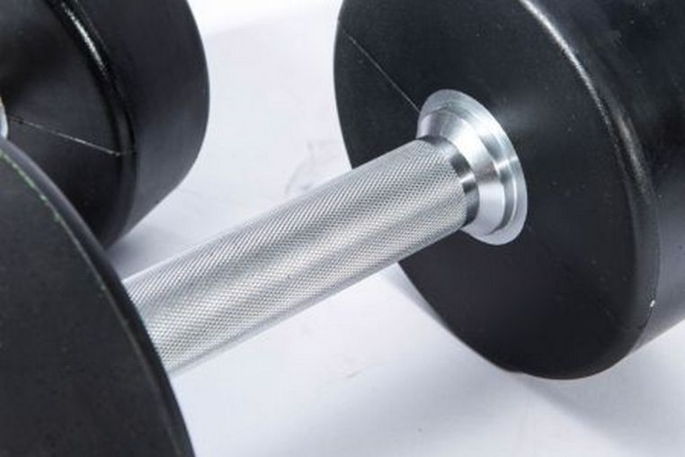 Гантели в уретане 40 кг Live Pro Premium Urethane Dumbbells LP8000-40 фото 4