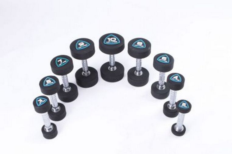 Гантели в уретане 1 кг Live Pro Studio Dumbbells LP8075-01 фото 3