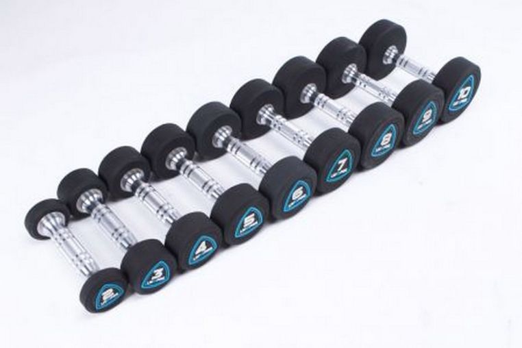 Гантели в уретане 1 кг Live Pro Studio Dumbbells LP8075-01 фото 4