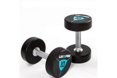 Гантели в уретане 38 кг Live Pro Premium Urethane Dumbbells LP8000-38