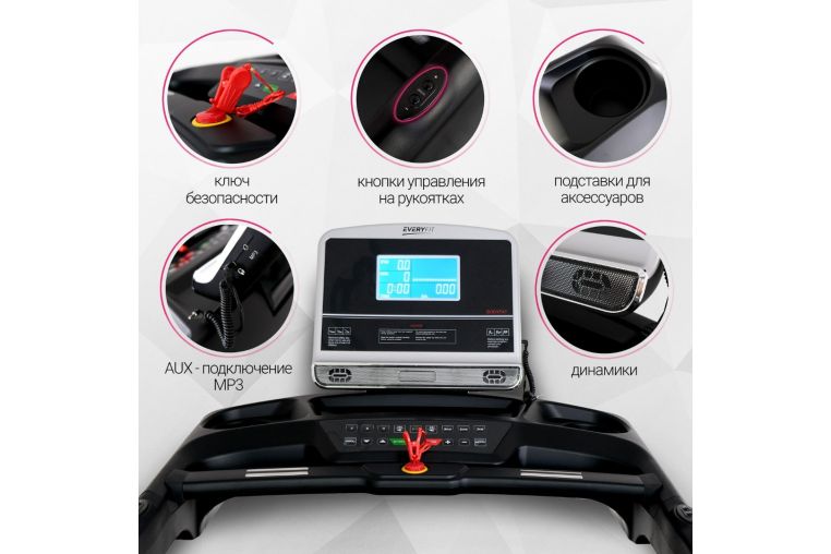 Электрическая беговая дорожка Everyfit 75005 фото 30