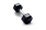 Гантель гексагональная обрезиненная 5 кг Original Fit.Tools FT-HEX-5T