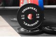 Диск 2,5кг YouSteel каучуковый, тренировочный, черный фото 2