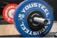 Диск 2,5кг YouSteel каучуковый, тренировочный, черный фото 7