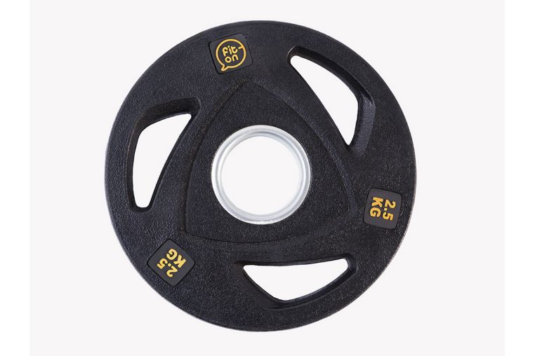 Диск олимпийский 2,5 кг FitOn ВТ-002 черный 