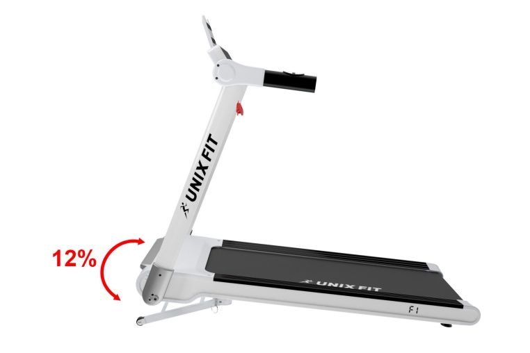 Беговая дорожка UnixFit Hi-tech F1 Arctic Ice TDHTF1A фото 12