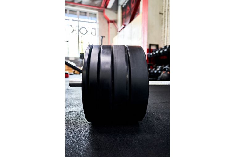 Диск EVO BUMPER PLATE 10кг YouSteel чёрный фото 1